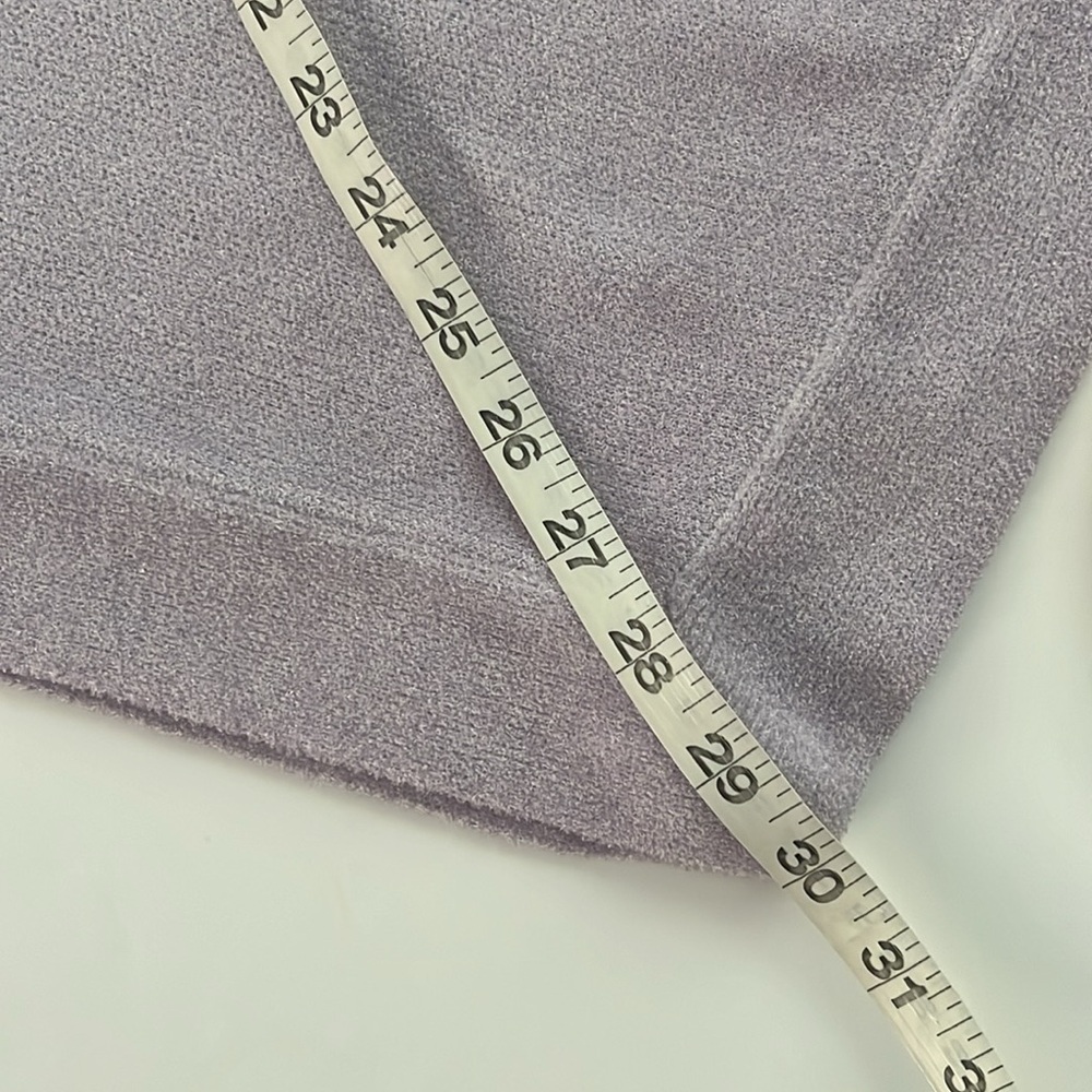 Barefoot Dreams Cream and Gray Ombre Poncho - Picture 10 of 13